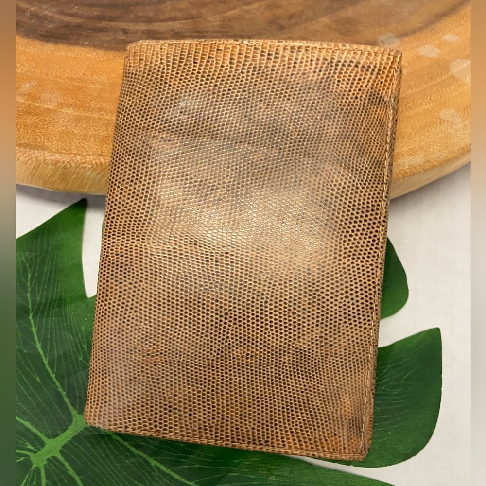 Vintage Unbranded Handmade Reptile Skin Wallet